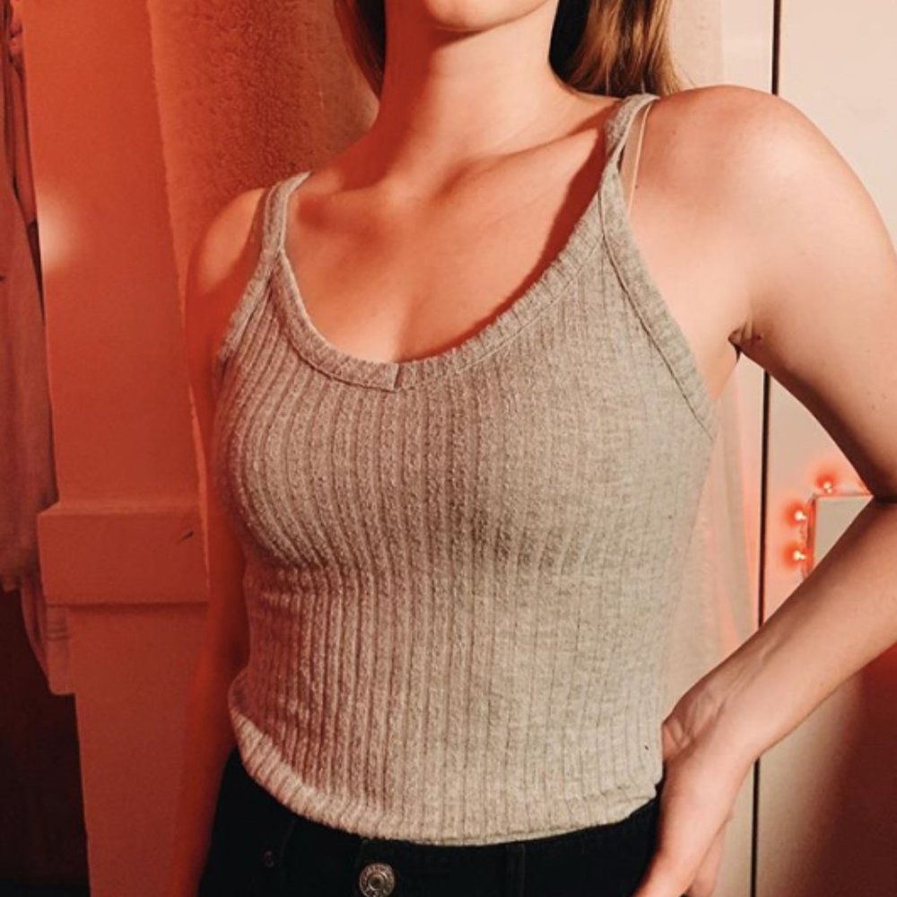 Grey Sweater Cami